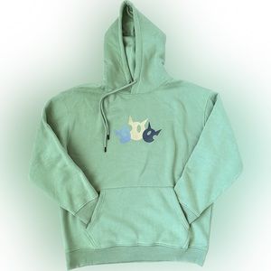 SAGE GREEN TRIPLET FEAR HOODIE